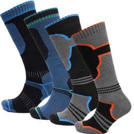 INSIGNIA 4 Pack Perfomance Mens Thermal Ski Socks (UK, Numeric, 6, 11, Regular, Regular, colour 1)