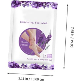 Cabilock Mascarillas Exfoliantes para Pies 2 Pares Blanqueadoras Hidratantes para Cuidado Personal en Hogar