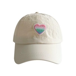 Baseball Cap Girls Ponytail Hat Adjustable Sun Protection Baseball Cap Quick Drying Baseball Cap Summer Snapback Cap Baby Kids Cap UV Protection Peaked Cap Junior Summer Hat, beige