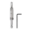 sourcing map Self Centering Drill Bit Set 5/64", 1/4" Hex