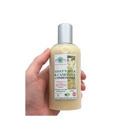 Goats Milk and Camomile Chamomile Conditioner 250ml by Elegance Natural Skin Care for Dry, Sensitive Scalp Multi Award Winning.