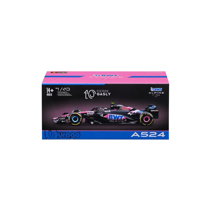 Bburago Formula 1 Alpine A524 Bahrain Version (2024): Model Car