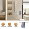 Earthtec 24 Inch Clear Adjustable Replacement Bathroom Towel Bar Rod