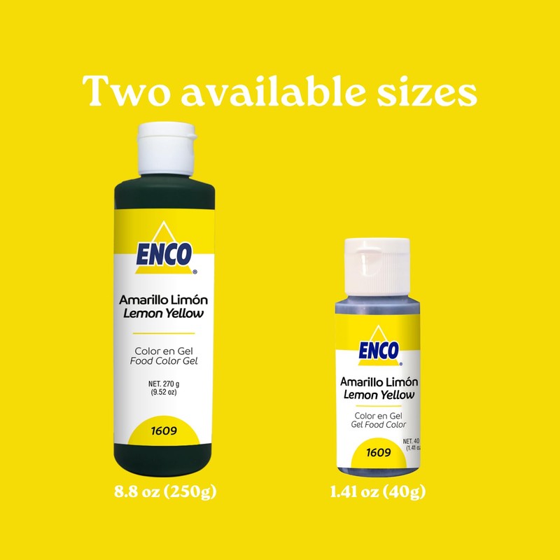 ENCO ENCO Food Coloring Gel Yellow Lime 8.8 oz (250g)