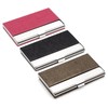 Realand 3 Pack Business Card Holder, Professional PU Leather &