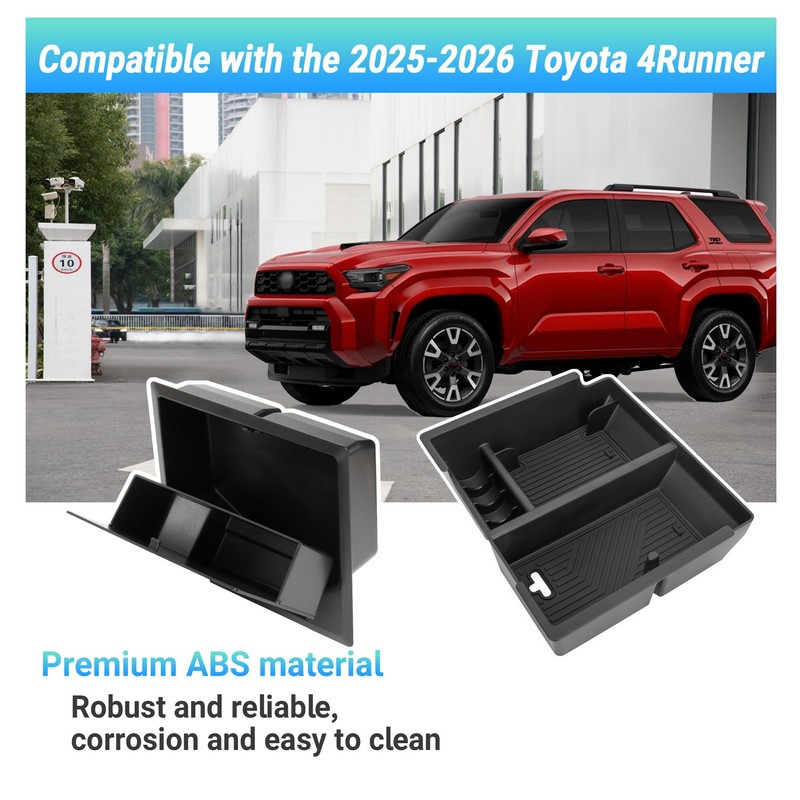 Sinminou Center Console Organizer Set for 2025-2026 Toyota 4Runner 6th