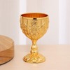 2Pcs Golden Goblet, Chalice Goblet Cups.Unbreakable Goblets European High Grade