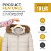 Techzoo 50 Pack New Premium Quality Velvet Hangers Ultra Thin