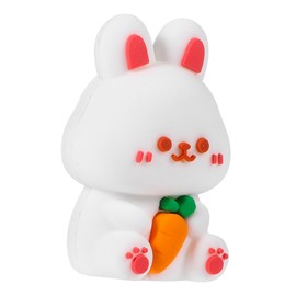 SAFIGLE Cute Bunny Pencil Sharpener Handheld Manual Sharpener for Eyeliner Pencils Lightweight Portable Design for Office Home School Use Carrot