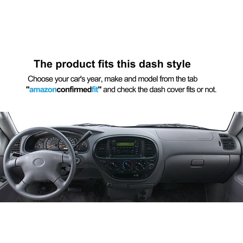 Fcovergurus Dash Cover Mat Custom Fit for 2000-2006 Toyota Tundra/