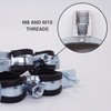 SKIR'CO Double Pipe Holders with Rubber Lining for 20-24 mm