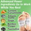 Advanced Foot Pads: Zeolite, Turmeric Curcumin & Ginger Formula |