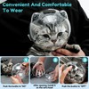 VMBQRTI Cat Muzzle for Grooming, Breathable Transparent Astronaut Helmet with