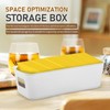 Mobestech Multifunctional Storage Bins 8 Pcs Plastic Rectangle for Home