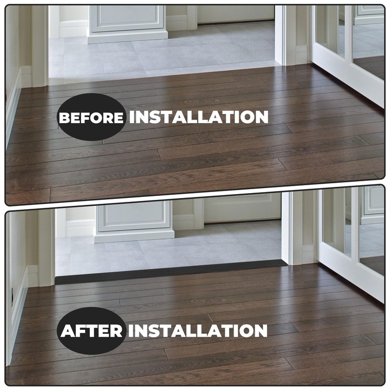Floor Transition Strip Self Adhesive Door Threshold Ramp 72 inch,