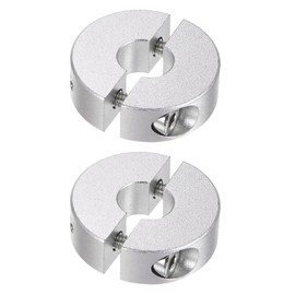 QUARKZMAN Split Adjustment Rings 10 mm 30 mm AD 10 mm Wide Aluminium Alloy Depth Stop Rings Clamp for Plugs Position Holder Gears Machine Aid Industrial Anodizing Pack of 2