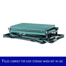 Trademark Innovations Garden Kneeler, Wide Seat, Green