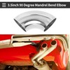 Motoforti 90 Degree Mandrel Bend Elbow Car Modified Exhaust Pipe