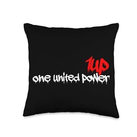 1UP Logo Graffiti Dripping Marker Throw Pillow