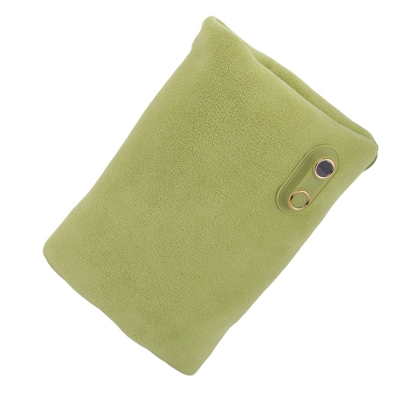 Hand Warmer Bag Green Electric Heating Pouch USB Powered 3
