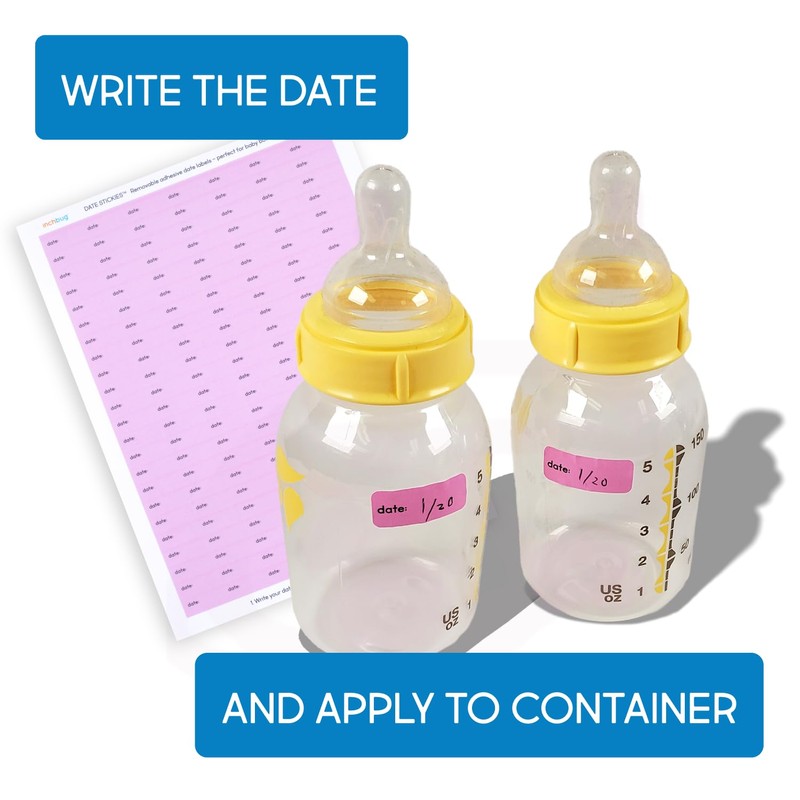 Date Stickies by InchBug - 5 Pack - Multi