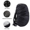 HYCOPROT Waterproof Backpack Rain Cover with Reflective, High Visibility Foldable