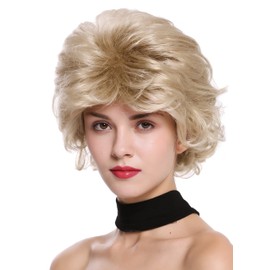 WIG ME UP - M-270-22 Women's Wig Short Wild Toupeed Voluminous 80s Blonde