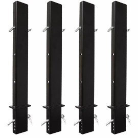 Boxer 30" Adjustable C Channel Pipe Stake for Flatbed Trailer, Steel Stakes