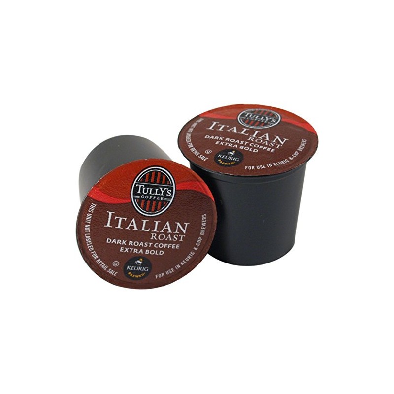 Tully's Extra Bold Italian Roast Coffee Keurig K-Cups, 36 Count