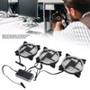 CPU Fan 11 Blades RGB Colorful Enhanced Frame Design Shockproof