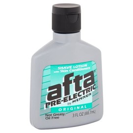 AFTA Shave Lotion with Skin Conditioners, Pre-Electric by Mennen, Original, Not Greasy, Oil Free, 3 FL OZ - 4 Pack