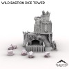 Tabletop Terrain Wild Bastion Dice Tower - Fantasy DND Dungeons