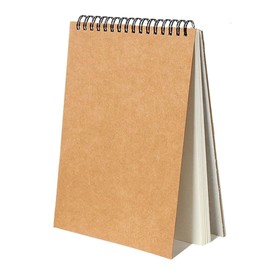Sketch Book Pad, A4 Drawing Book Spiral Bound, 60 Pages, 160GSM Art Book, Durable Acid Free Sketchbook for Painting, memos, Graffiti and Artist Sketch Pad,30 Sheets (Pack of 1, A4)