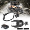 UTV Side Mirrors with LED Lights, ACEC SHOP UTV Side