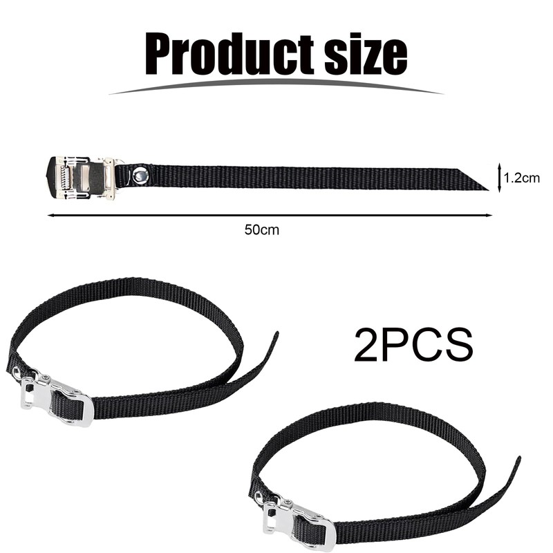 DHWEKU Universal Pedal Strap, Pedal Straps Bicycle, Pedal Straps for