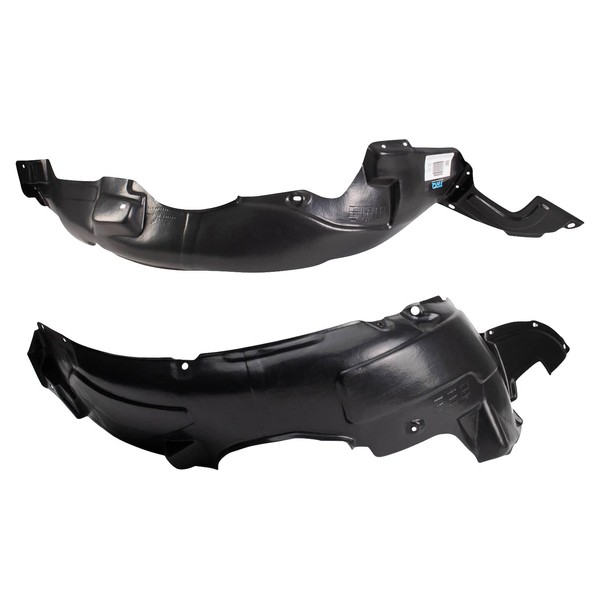 TRQ TRQ Front Inner Fender Liner Set Compatible with 2009-2010