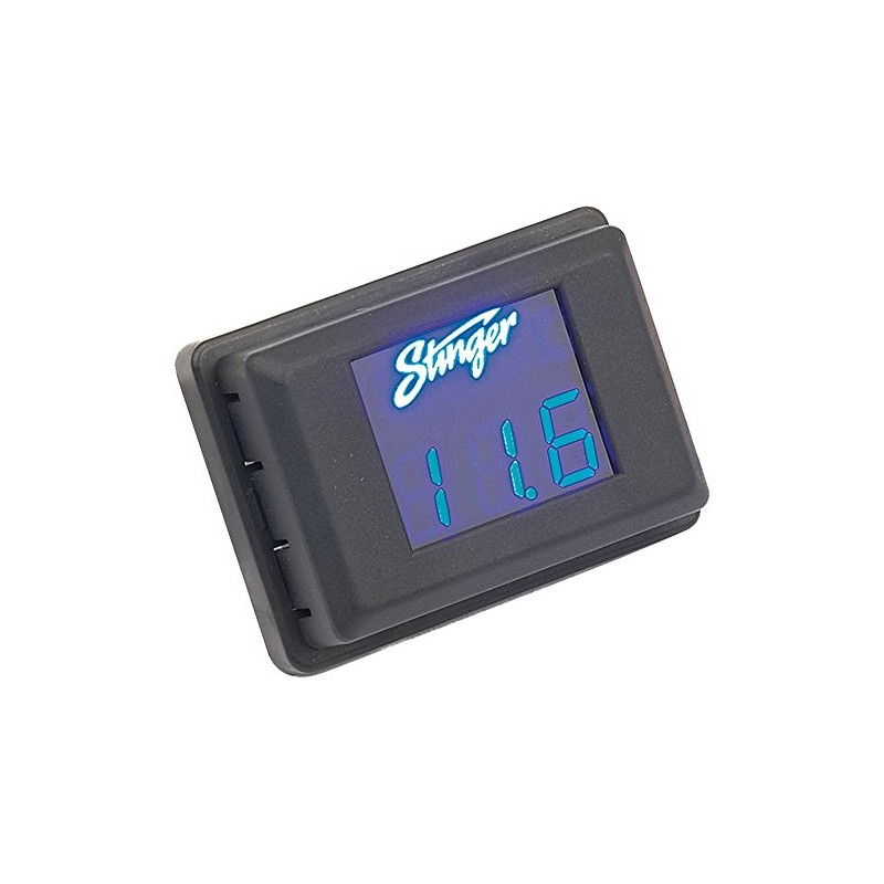 STINGER SVMB Voltage Gauge (Blue Display) - ONE YEAR Warranty