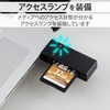 Elecom Card Reader, Stick Type, USB 2.0 Compatible, Black