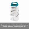 Lacor - 61363 - Kitchen Grater with Keep Container, Stainless