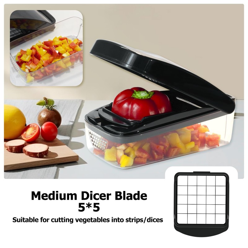 KITIDEA Vegetable Chopper