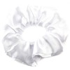 Mytoptrendz® Plain Satin Hair Scrunchies Ponytail Hair Tie Traceless Luxurious
