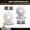 ACB ZONE Front & Rear Disc Brake Rotors + Brake