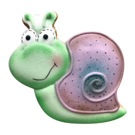 LILIAO Animal Snail Cookie Cutter, 3.7", Stainless Steel