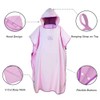 Hiturbo Poncho de Surf de Microfibra, Bata de Baño Cambiante