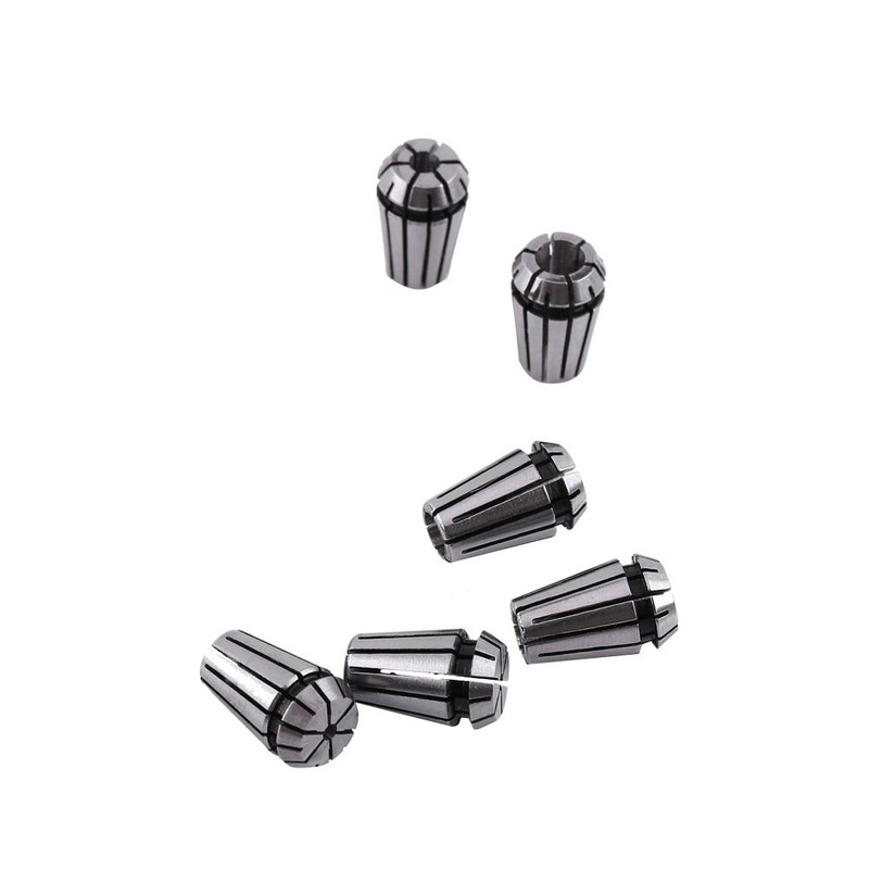 15pcs ER11 Spring Collet Set - 1mm, 1.5mm, 2mm, 2.5mm,