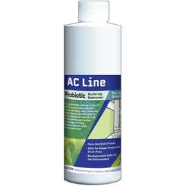 Probiotic HVAC Air Conditioner Condensate Line Build-Up Remover - AC Drain Cleaner and Deodorizer - 8 Fl Oz - 2 Pack