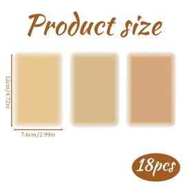 18 Pcs Waterproof Ultra Thin Scar Patch, Tattoo Cover Up Patch, Ultra Thin Invisible Patch Concealer Sticker for Covering Up Scars Tattoos