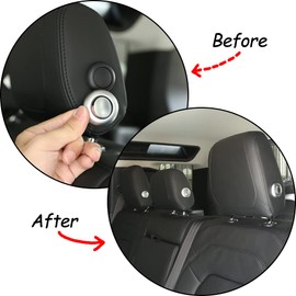 Rear Seat Headrest Control Buttons Decoration Fit for Land Rover Defender 90 110 2020 2021 2026