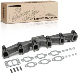 A-Premium Exhaust Manifold Kit W/Gasket, Bolts, Nuts & Washers [5.9L] Compatible with Dodge Ram 2500/Ram 3500 1994-1998, D250/D350/W250/W350 1989-1993