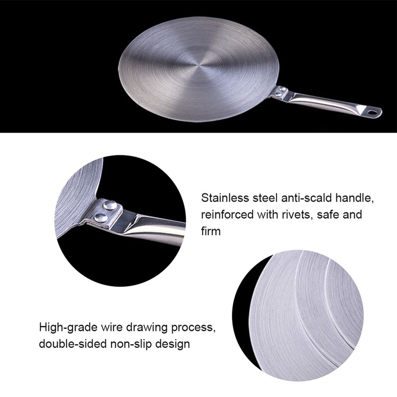 Stainless Steel Heat Diffuser Converter for Gas/Electric/Induction Cooker Household Supply